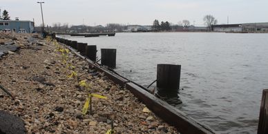 Sea wall repair