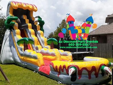 t-rex waterslide, phoenix bounce house rentals