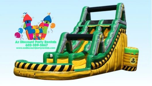 toxic duel lane waterslide