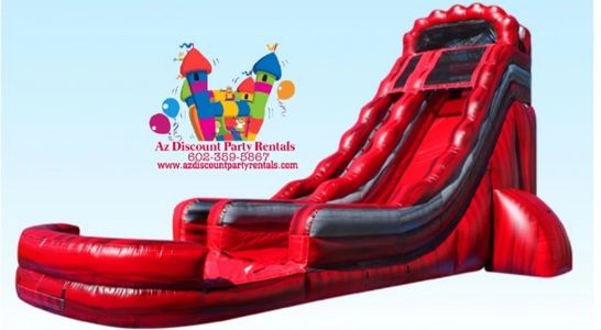 big red waterslide