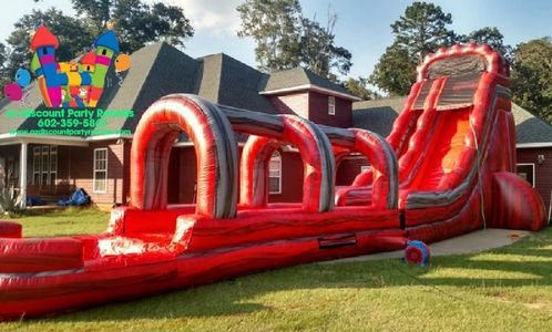 big red monster waterslide