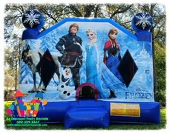 frozen bounce house rentals
