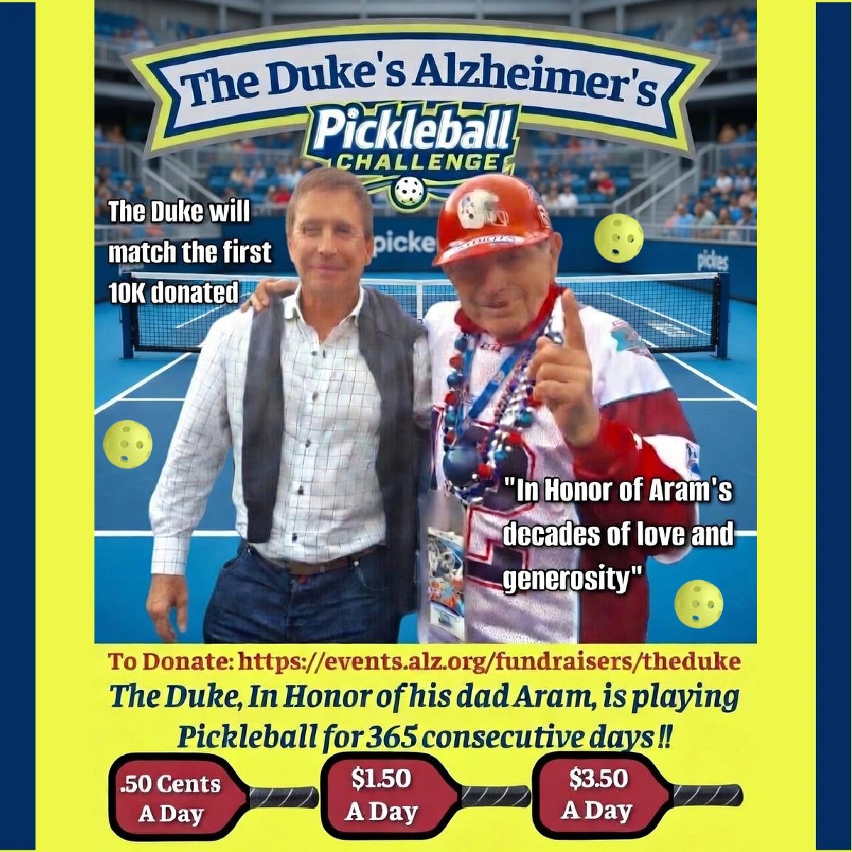 The Duke and Aram Garabedian