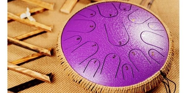 Steel tongue drum sound therapy 
