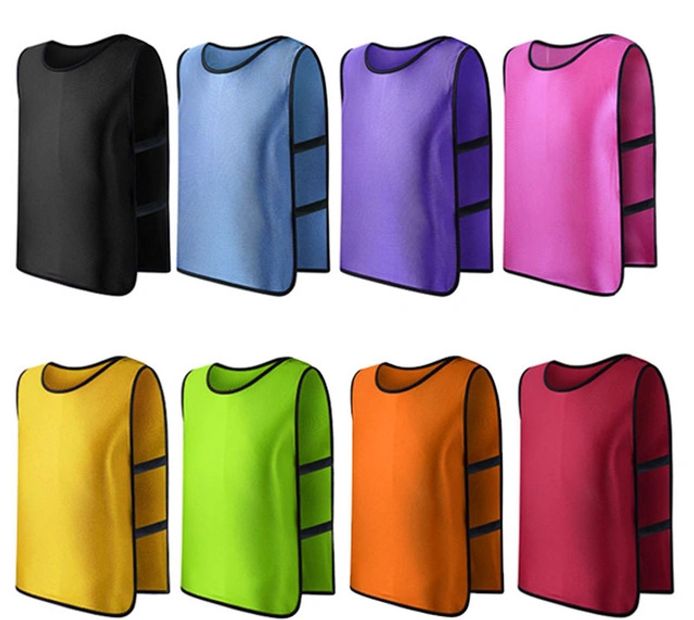 Football traing vest pinnies vest mouthguard Flag Football playground ball coated ball education