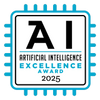 Logo for the 2025 Artificial Intelligence Excellence Award.