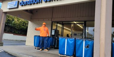 Donating some items from Morgan Hill Junk Removals.