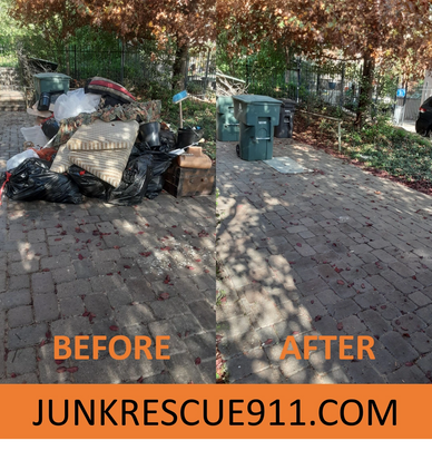 Small Junk Removal in Morgan Hill for a customer who was moving. Junk Removal Morgan Hill Residentia