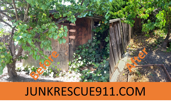 Shed Demolition and Removal in Fresno.