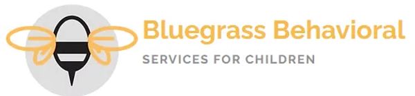 Logo of Bluegrass Behavioral Services for Children featuring a bee icon.
