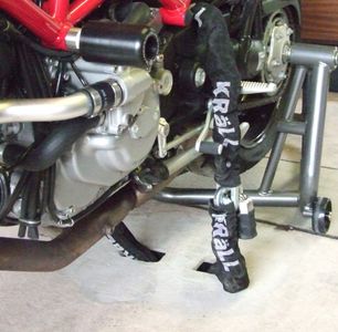 Motorbike Security Ground Anchor installation