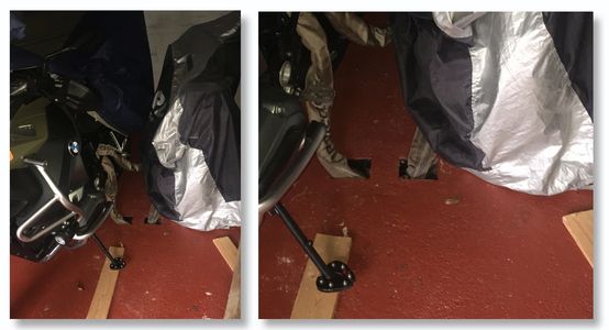 Motorcycle security anchor