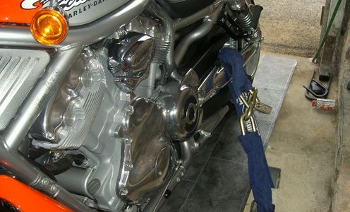 Motorcycle Security Ground Anchor installation