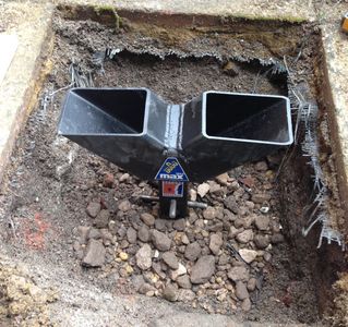 Motorcycle Security Anchor installation