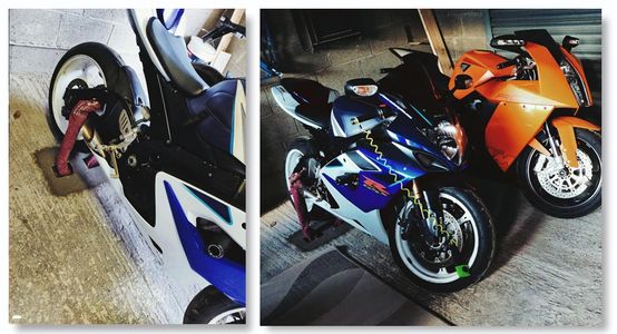 secure motorcycle parking