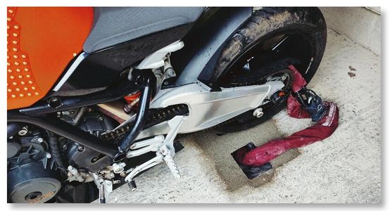 secure motorcycle parking