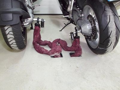 Motorcycle Security Ground Anchor installation