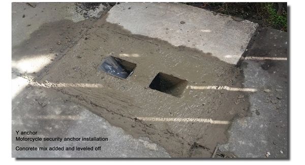 motorbike security anchor