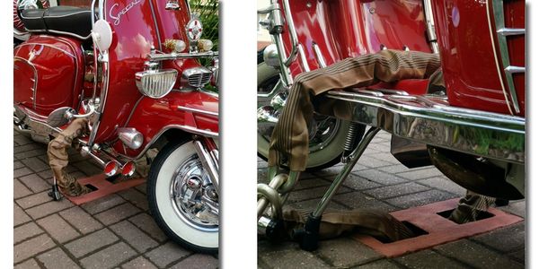 secure motorcycle parking