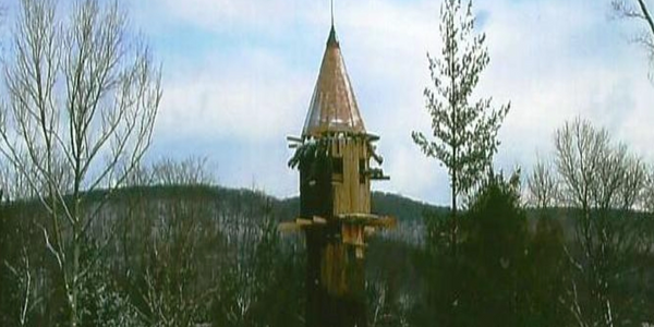 Restoration of 100 year old water tower in Haines Falls, New York