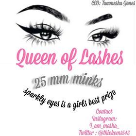 Welcome to Queen of Lashes web page. Within this page you will find the best quality 25MM mink lashe
