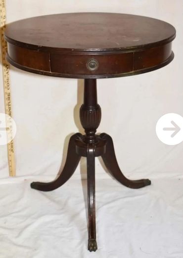 Ferguson and Sons Mahogany Drum table