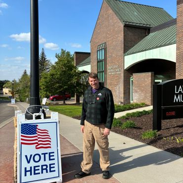 Todd voting to support students at the recent school bond referendum