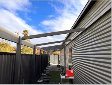 patio frame enclosed verandah porch carport