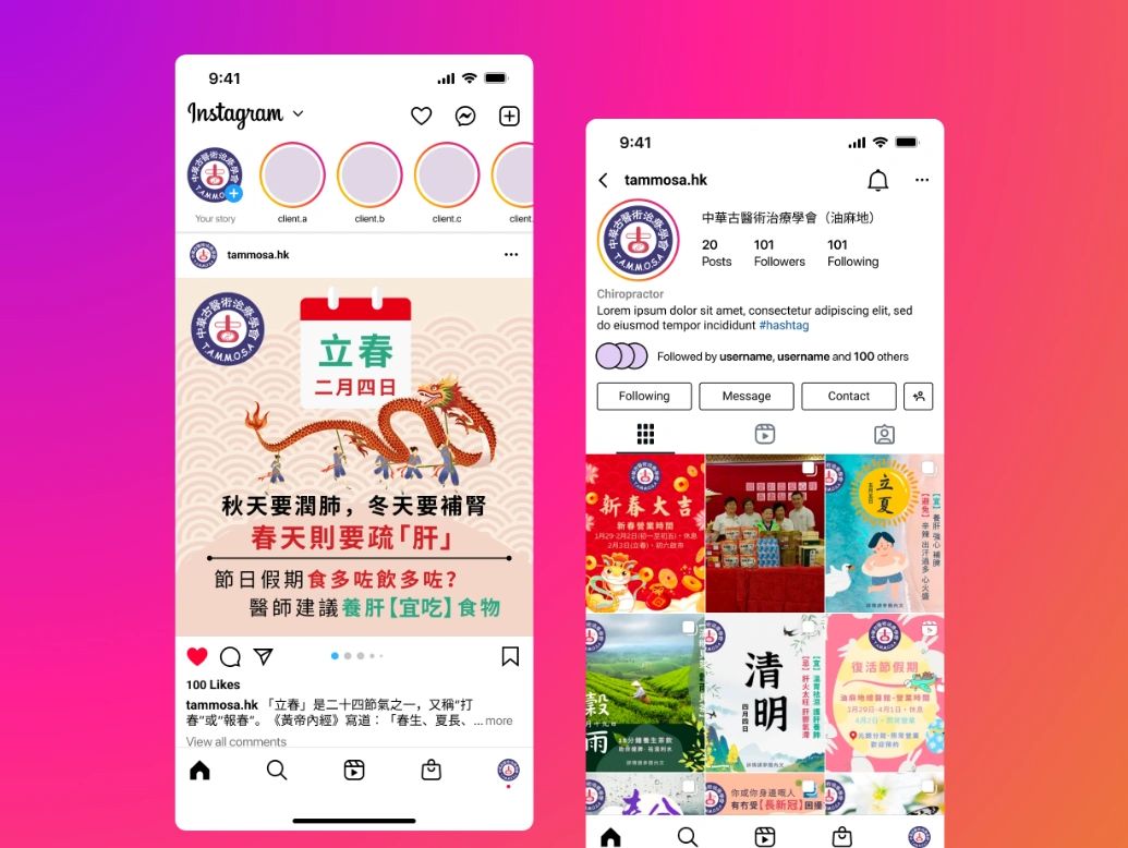 Meta Business Suite, Facebook, Instagram post