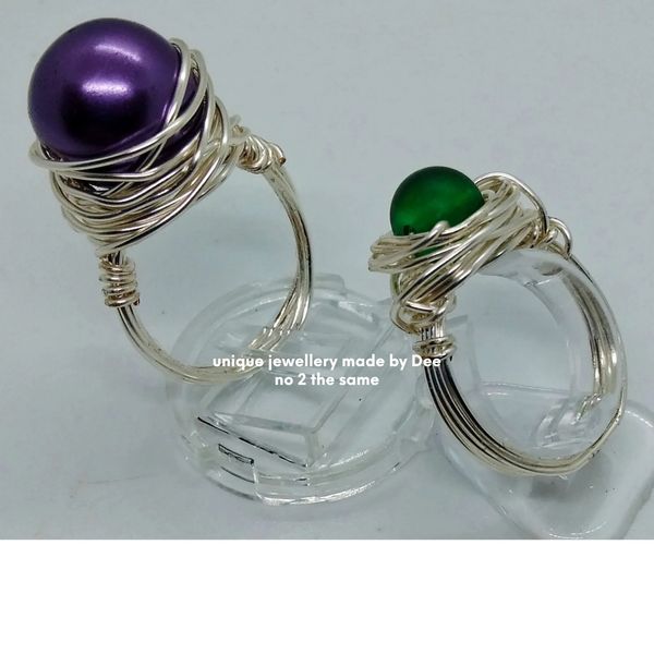 wire wrapped rings