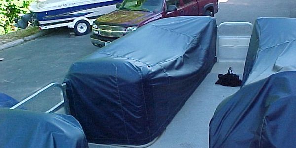 Pontoon seat covers