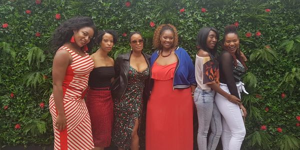 Group Of UK Black Women posing for a fun picture