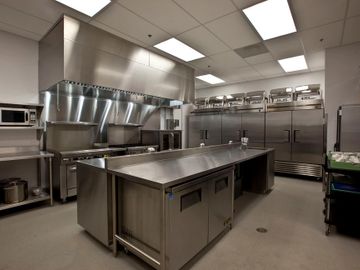 Okanagan Stainless Kelowna Stainless Steel Commercial Kitchen Countertops Hood Shroud Cabinets