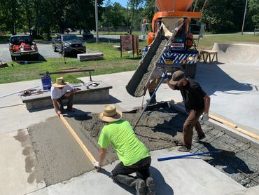 revamping the skate board park at Crellin