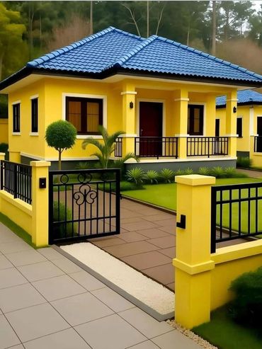 Finished house with sunpac super paints premium color