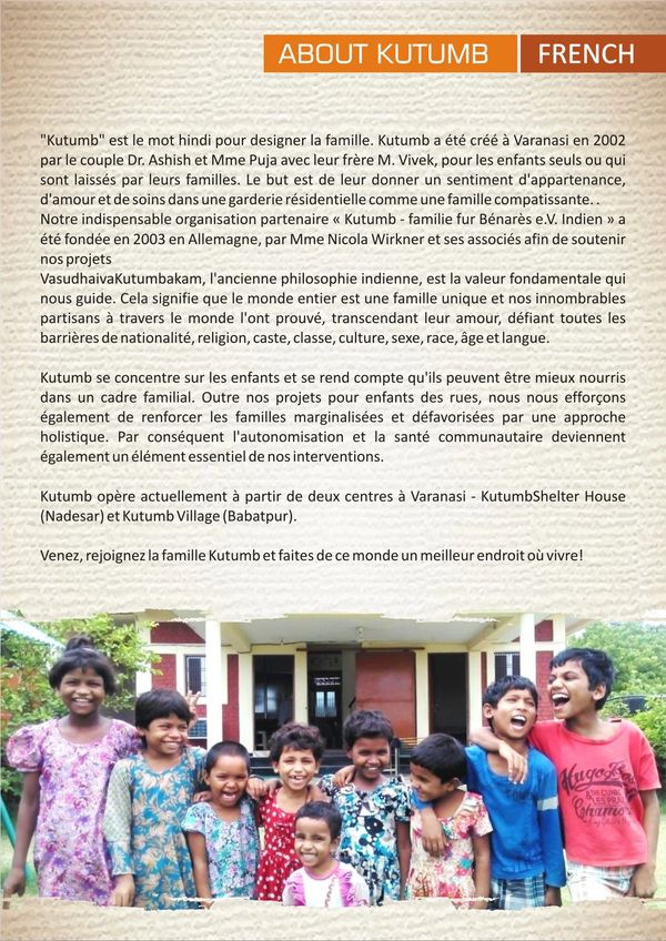 About Kutumb Family NGO Varanasi
child development
women empowerment
community welfare
health