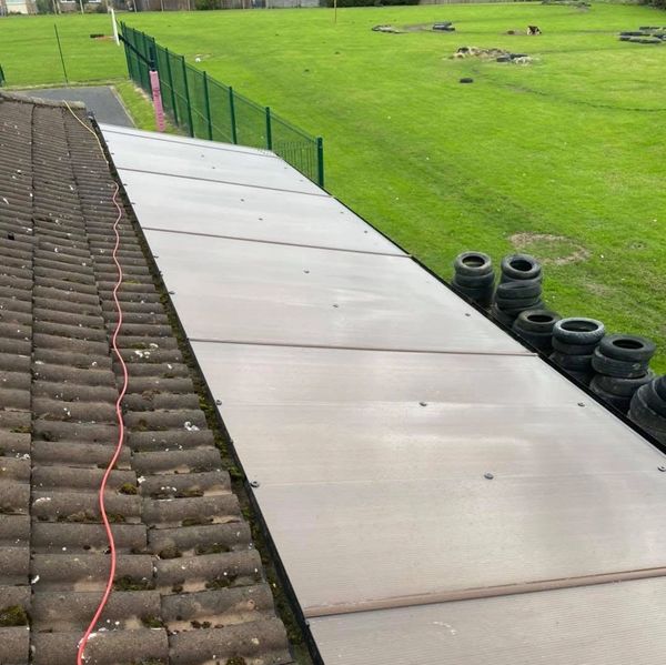 Solar panel cleaning