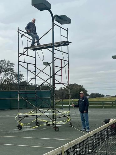 Dan Blowers keeps them in operation with regular maintenance.