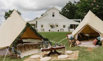 Mississippi wedding Mississippi bride outdoor wedding Upcountry Camp glamping wedding