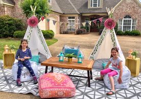 social distancing parade party glamping in Mississippi with Upcountry Camp