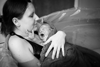 home birth - water birth