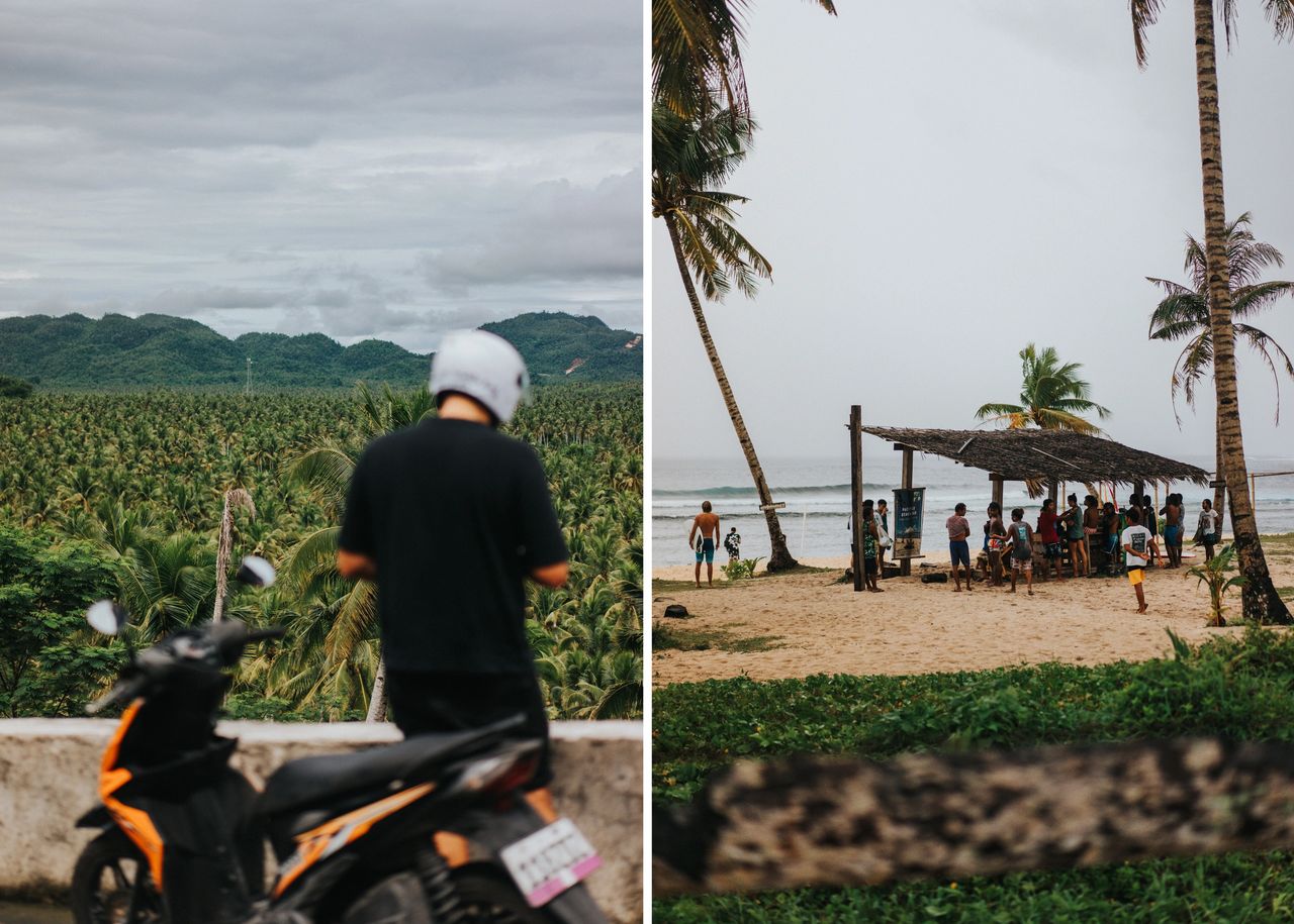 Siargao Surfer, Beach, Philippines, Motor Bike Siargao Surfer, Beach, Philippines, Motor Bike