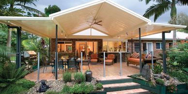 Flat Gable Flat Patio