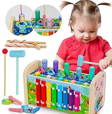 montessori toys for 1 year old to 3 years old. fine motor skills, sensory developmental educational
