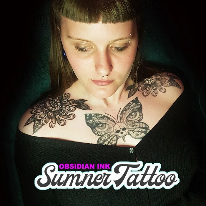 Christchurch tattoo artist Ivar Treskon Obsidan Ink Sumner