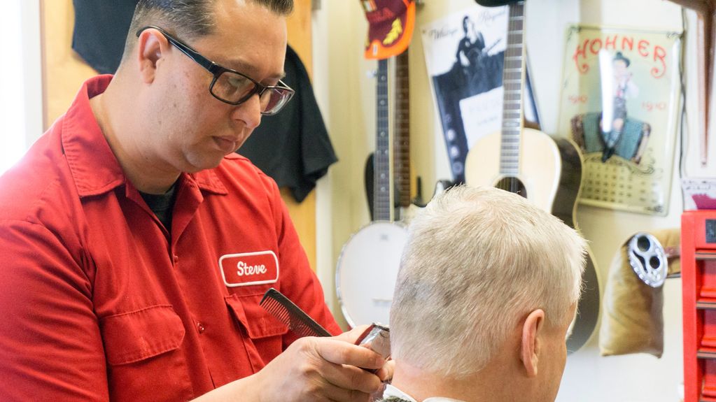 Fender's Barber Shop of Fort Worth is home to Straight Razor Steve. 