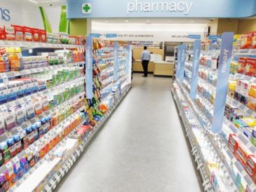 Pharmacy Front Store Retail Project, OTC section ready for business