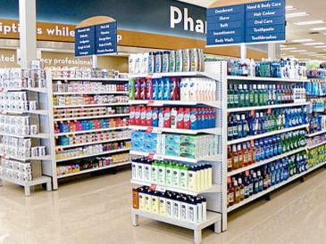 Pharmacy Front Store Retail Reset Project service completed.