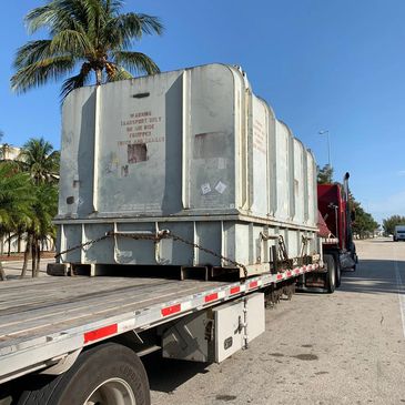 Transportation of cargo on a truck 