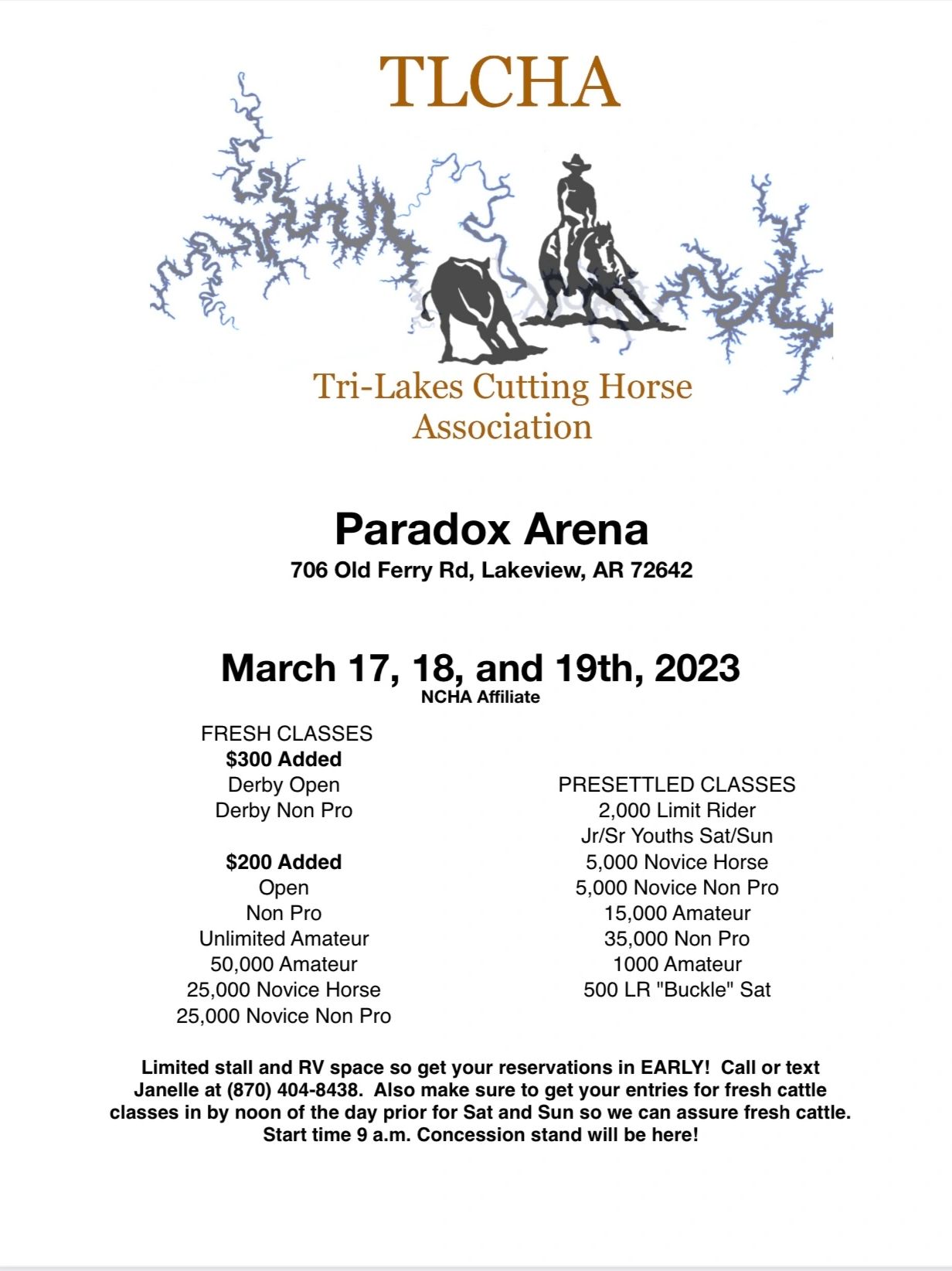Our new affiliate will be having a 3 day show March 17. 18, & 19th 2023!
